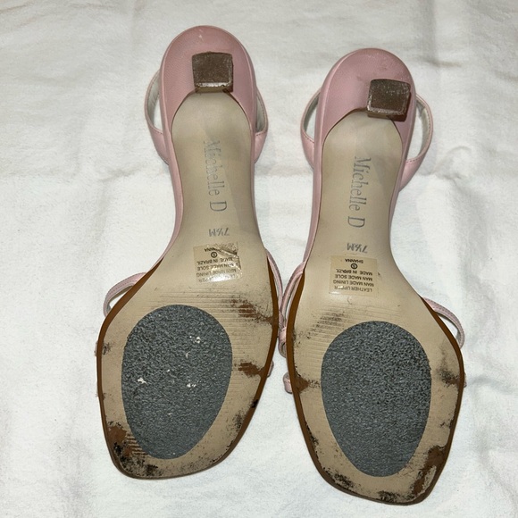 Michelle D Petal Pink Heels 7.5 - Picture 6 of 7